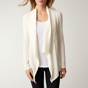 WHBM Cardigan Size XS Capsule Quiet Luxury Coastal Boho Feminine Cozy